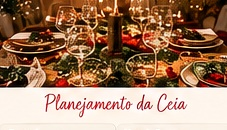 Mesa posta de Natal